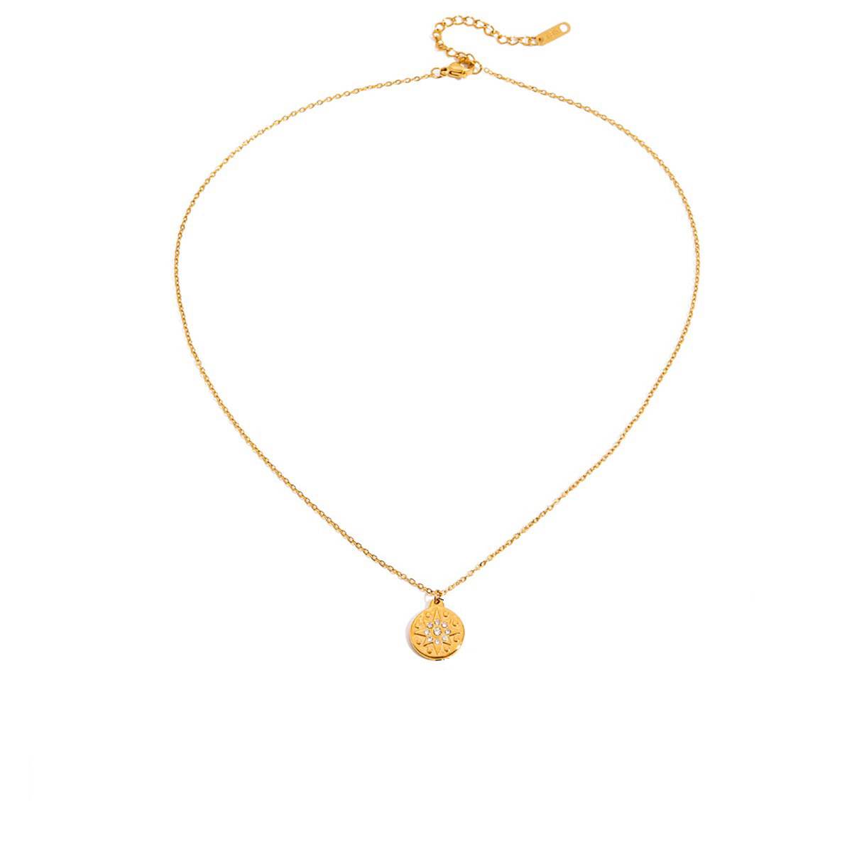 Aurora Layered Gold Necklace Set