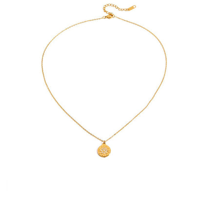 Aurora Layered Gold Necklace Set