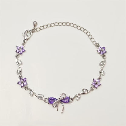 Blossom bracelet -Purple