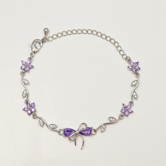 Blossom bracelet -Purple