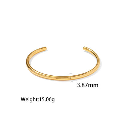 Aurora Gold Bangle & Bracelet Set
