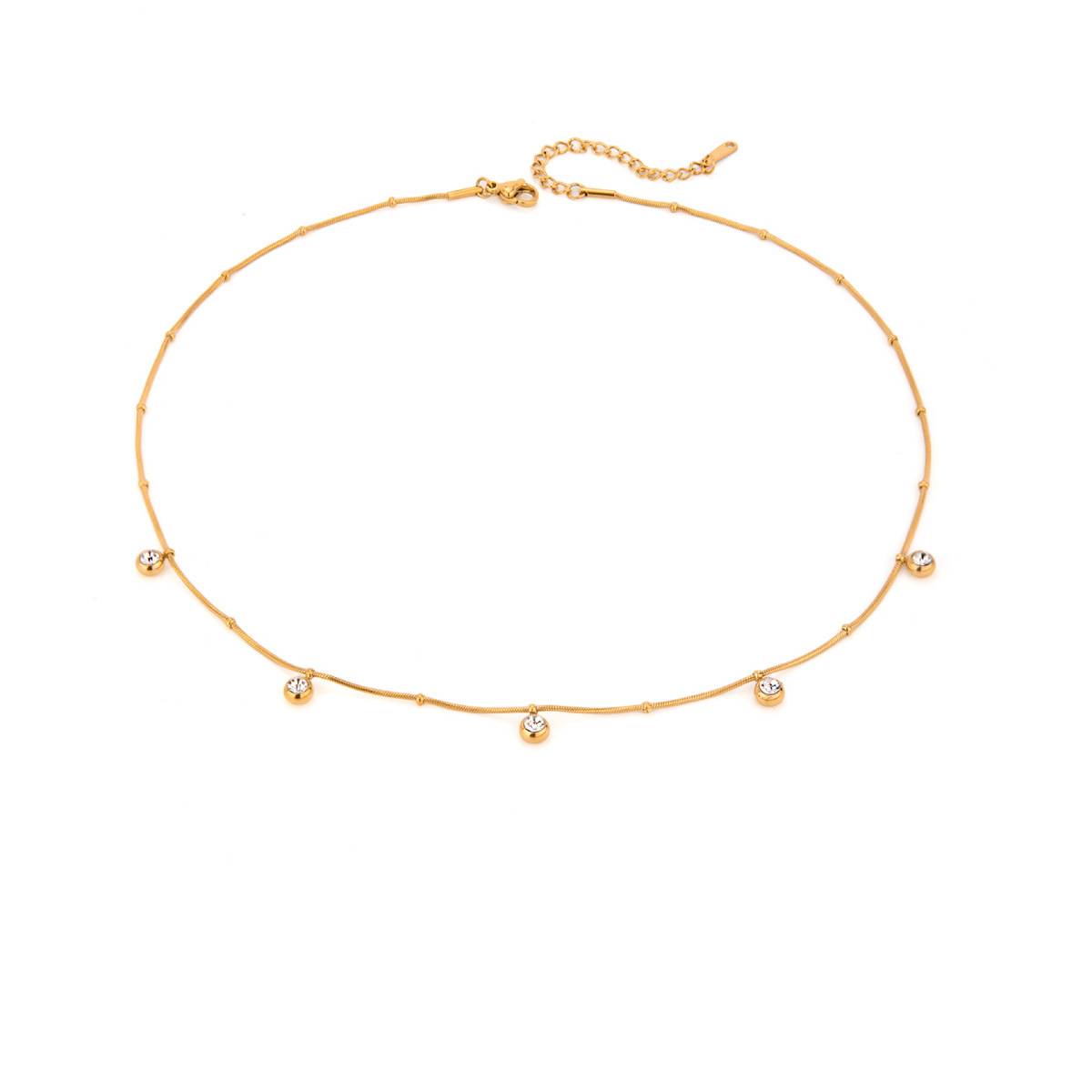 Aurora Layered Gold Necklace Set