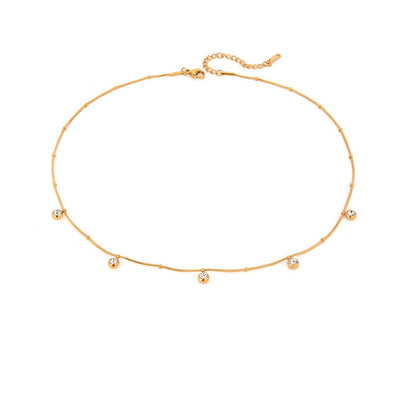 Aurora Layered Gold Necklace Set