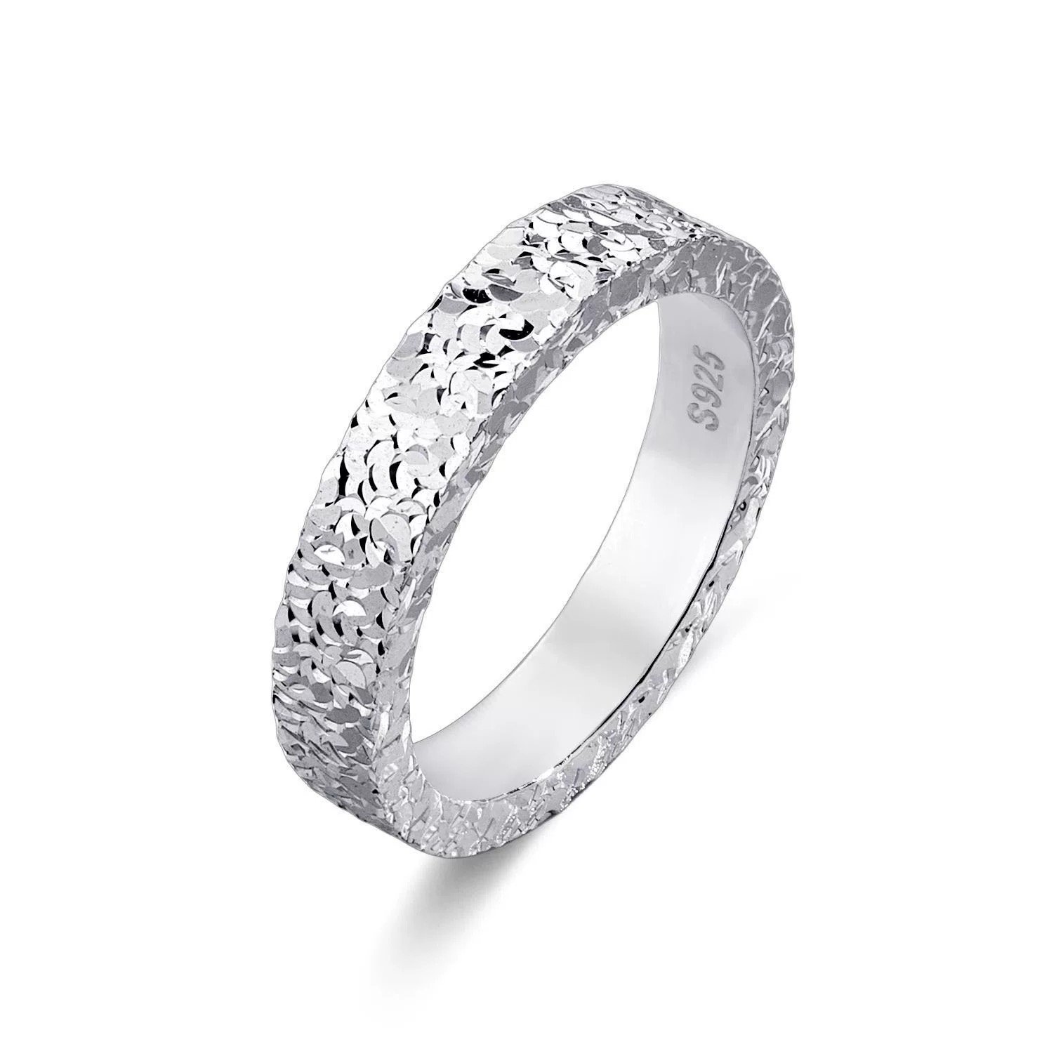 Sparkling✨ Shimmering Scales Textured 925 Silver Ring