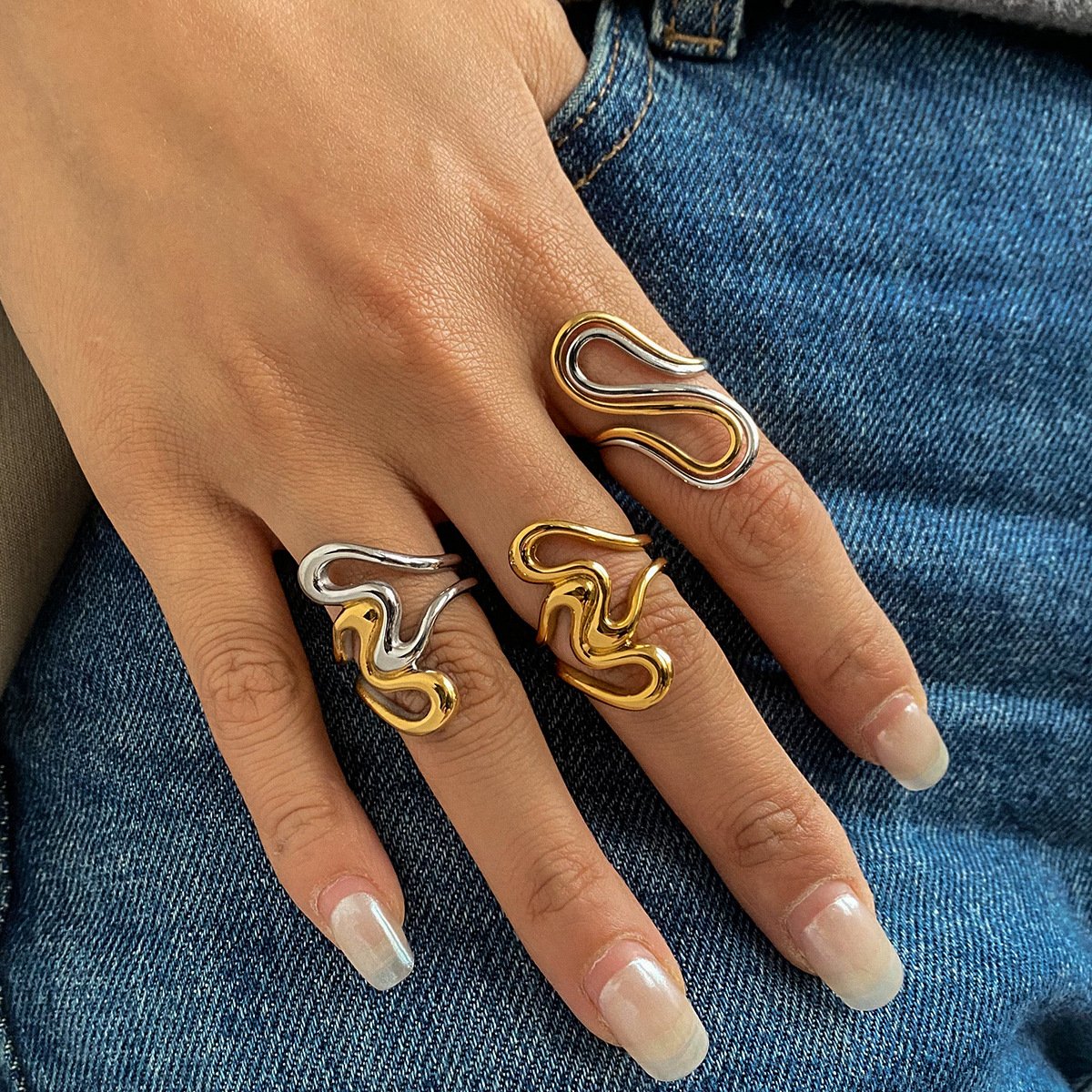 Wave Ring in Rose Gold | A Unique Take on Classic Design