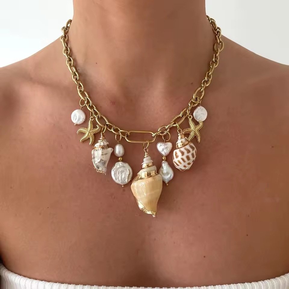 Coastal Shell Necklace | Beach Vibes in Every Detail